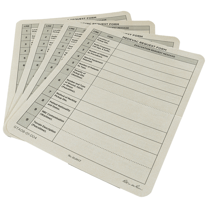 9 Line Medevac Card Printable Printable Templatesarmy 9 Line Medevac