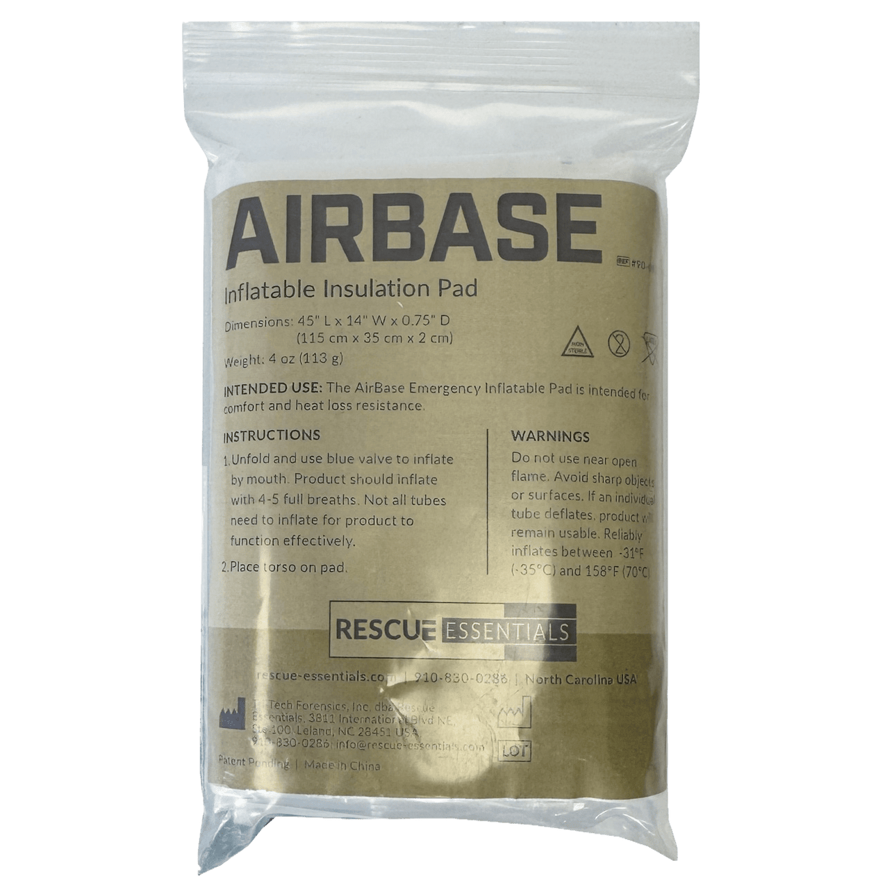 AirBase Inflatable Insulation Pad — CTOMS