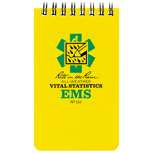 EMS Vital Stats Notebook, 3"x5", (50 Sheets)