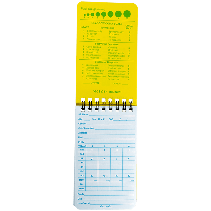 Stat Note Book EMS Vital Stats Notebook, 3
