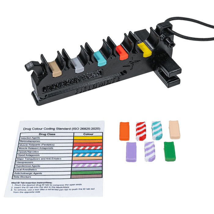 Flat Line Medication ID Tabs for FieldMate and EvacMate