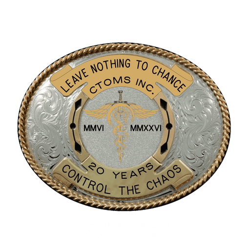 PRE - ORDER CTOMS "20 Years" Belt Buckle