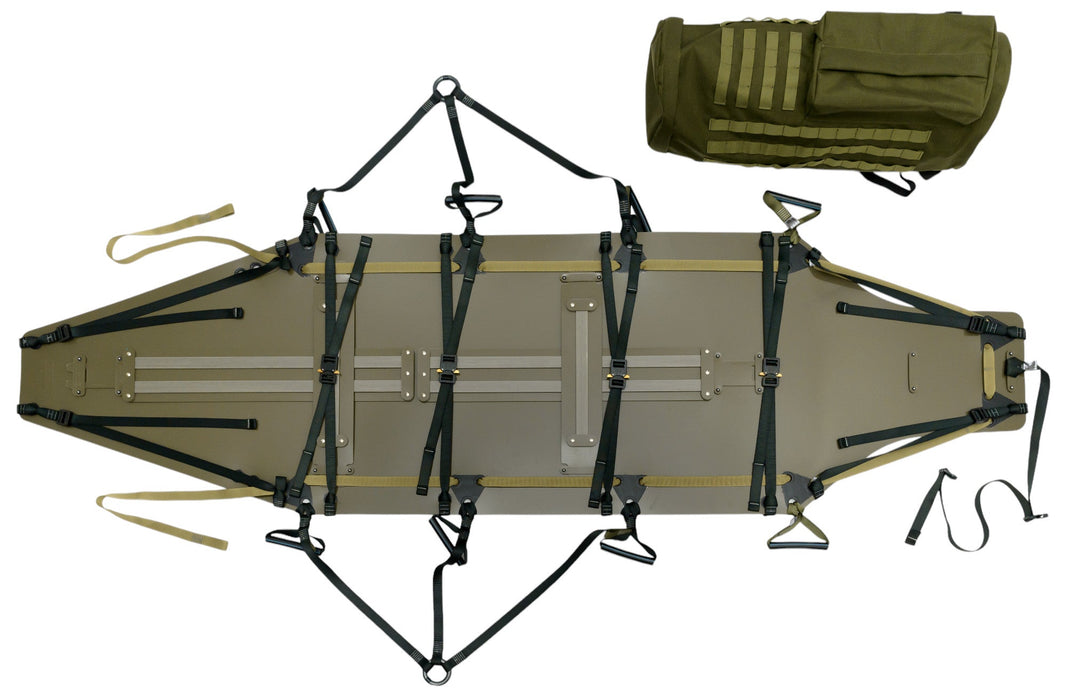RL2700GX - V203 RollUP Rescue Stretcher, Military Rescue, Olive Green