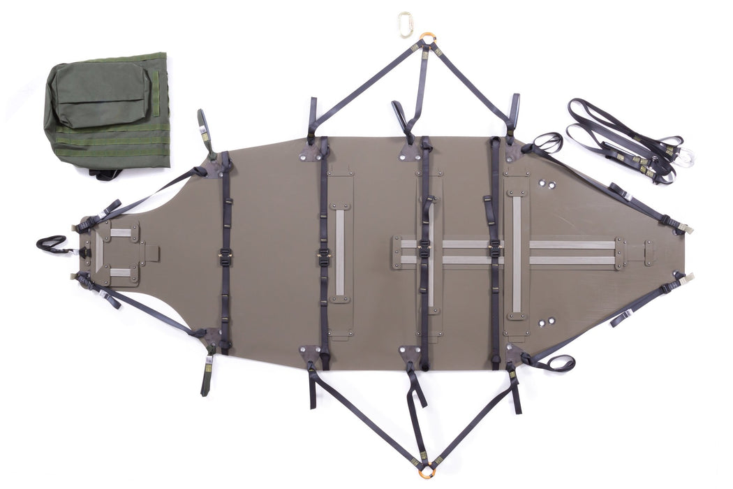 RL2900GX - V03 RollUP Rescue Stretcher, Military Rescue, Olive Green