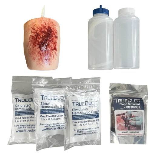 TrueClot® Hemorrhage Control Training Kit w/ Laceration/Stab Trainer