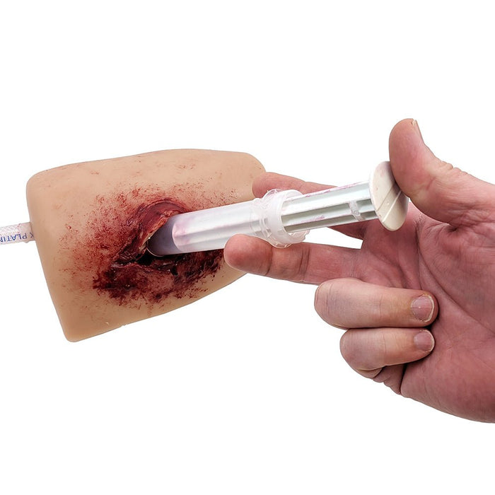 TrueClot® Through-and-Through Task Trainer For Gunshot Wound Applicator Insertion