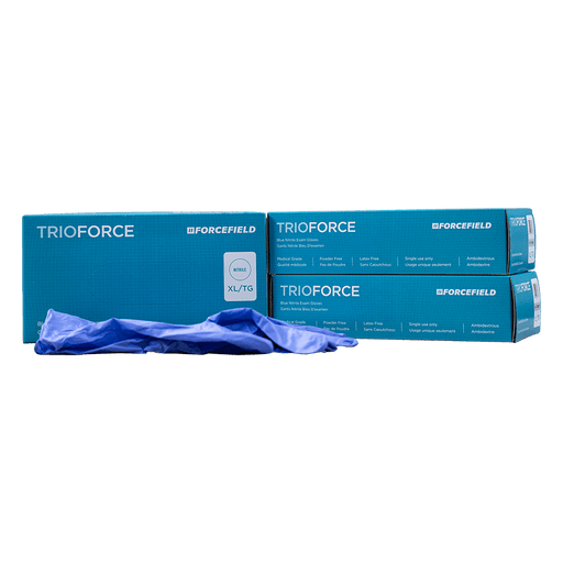 Forcefield Trioforce Nitrile Disposable Examination Gloves (X-Large)