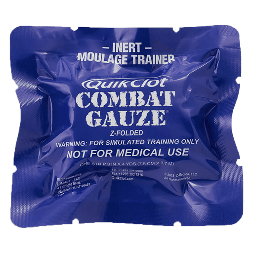 Hemostatic Dressing, Combat Gauze™ QuikClot® Moulage,Trainer