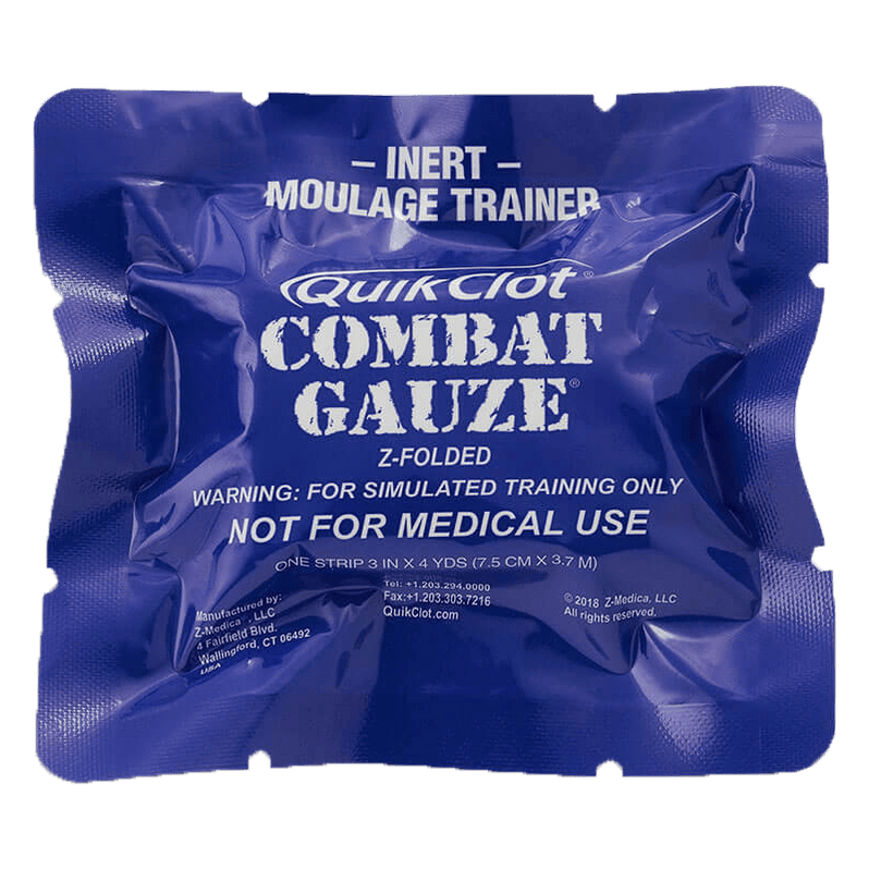 Hemostatic Dressing, Combat Gauze™ QuikClot® Moulage,Trainer — CTOMS