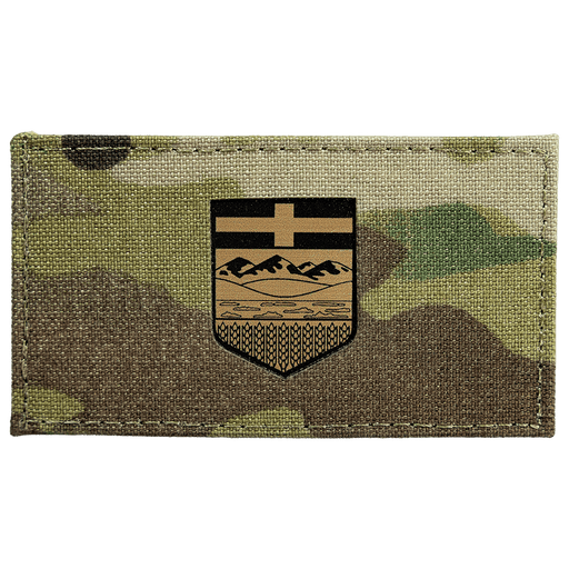Patch, Cordura/Printed, "AB FLAG", 90x50mm, Ranger Green & MultiCam