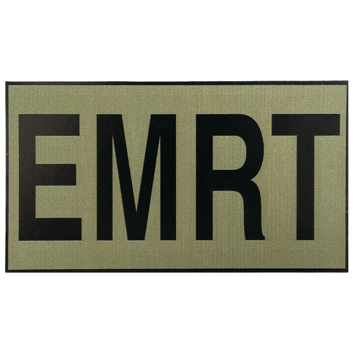 Patch, Printed/IR, "EMRT" 90x50mm, Ranger Green