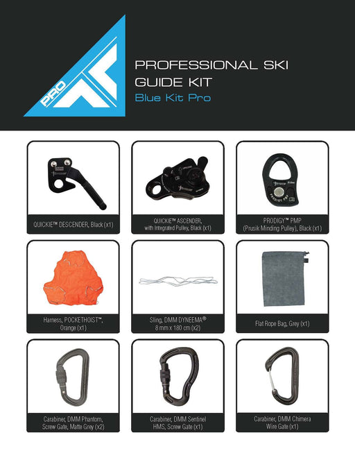 Professional Ski Guide Kit - Blue Kit Pro