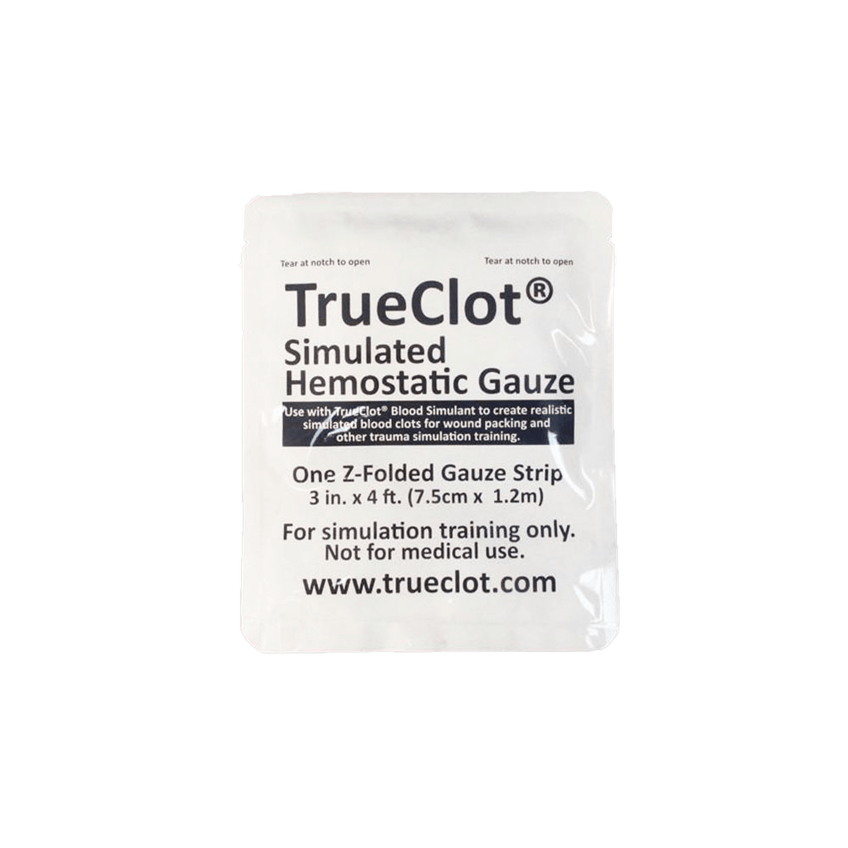 TrueClot®, Zfold Training Gauze — CTOMS