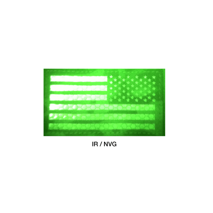 USA Flag (Reverse), IR/GITD Patch